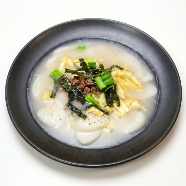 Ddukgook Soup.